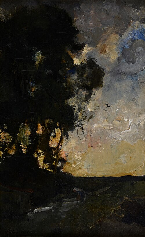 Landschap met bomen, , George Hendrik Breitner