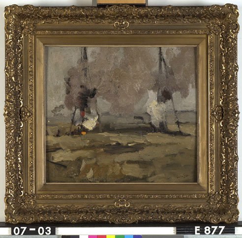 Pile drivers, 1897, George Hendrik Breitner