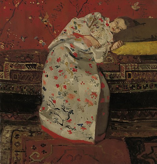 Fille en kimono blanc, 1893, George Hendrik Breitner