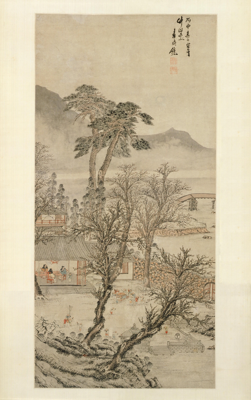 袁尚统岁朝图轴, , Yuan Shangtong