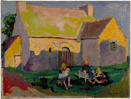 Église bretonne, 1906, Emily Carr