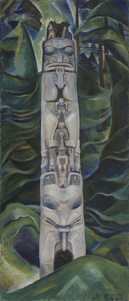 Totem and Forest, 1931, Emily Carr