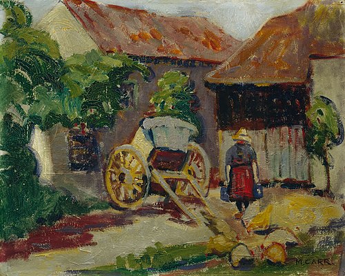 Breton Farm Yard, 1911, Emily Carr