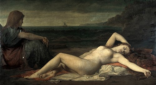 Ariane abandonnée, 1860, Benjamin Ulmann