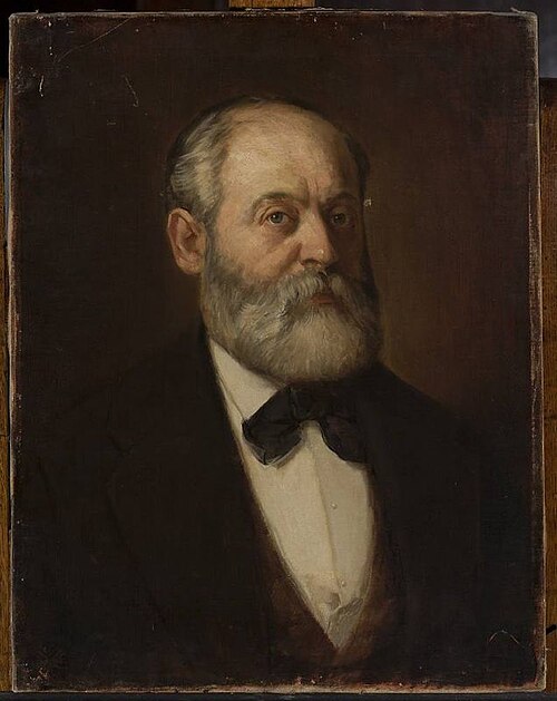 Portrait of Adam Malinowski, painter, 1877, Szymon Buchbinder