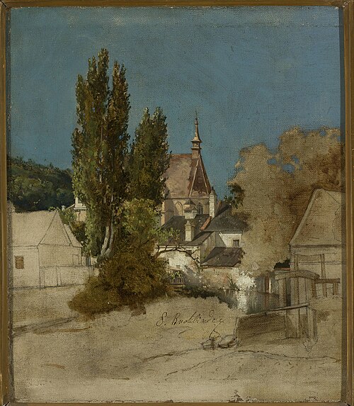 Church in Stary Sącz, 1890, Szymon Buchbinder
