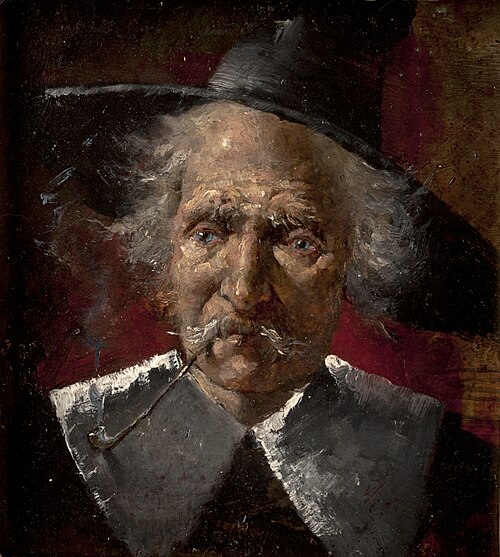 Head of an Old Man, , Szymon Buchbinder