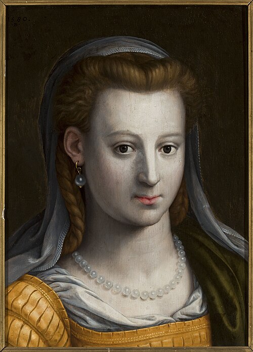 Head of a woman looking ahead, 1580, Bernard de Rijckere
