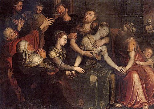 The Death of Lucretia, 1561, Bernard de Rijckere