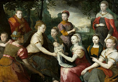 Moïse sauvé des eaux., 1556, Bernard de Rijckere
