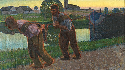 Les Haleurs, 1906, Bernard Boutet de Monvel