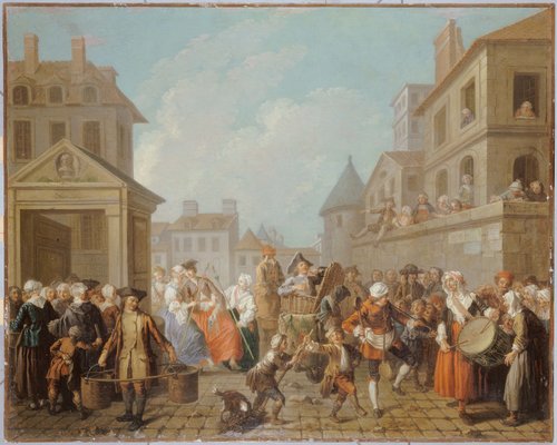Le Carnaval des rues de Paris, 1757, Étienne Jeaurat