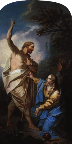 L'Apparition du Christ à Madeleine, 1743, Étienne Jeaurat