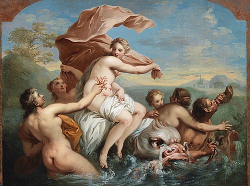 The Triumph of Amphitrite, 1800, Étienne Jeaurat