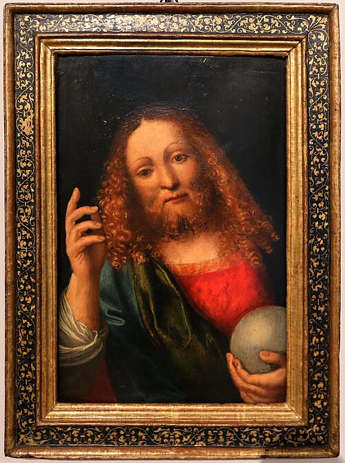 salvator mundi, , Bernardino Lanino