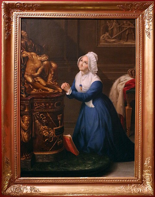 ritratto della venerabile maria clotilde di borbone, regina di sardegna, 1809, Bernardino Nocchi