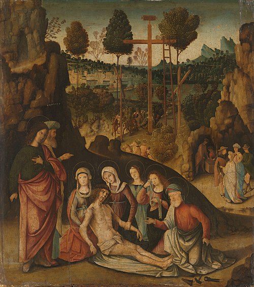 Lamentation of Christ, 1500, Bernardino Zaganelli