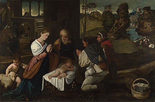 L’Adoration des bergers, 1525, Bernardino da Asola