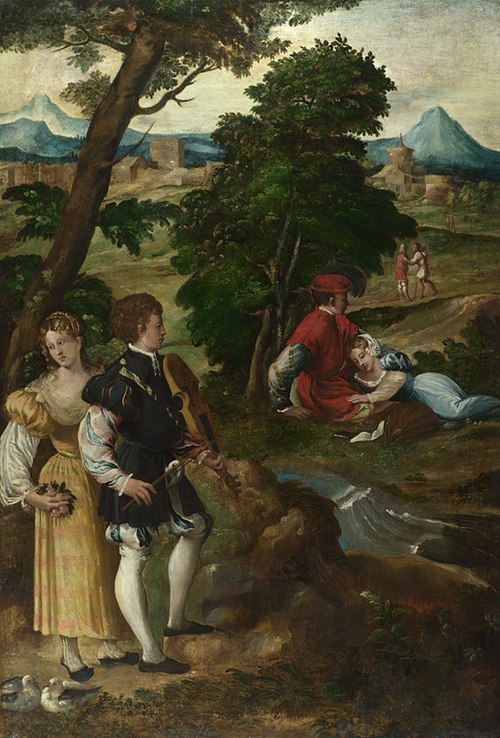 The Garden of Love, 1535, Bernardino da Asola