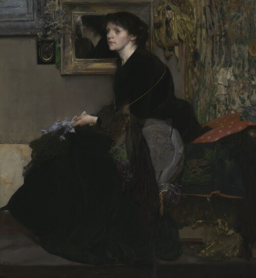 The Blue Thistle, 1904, Emile Vloors