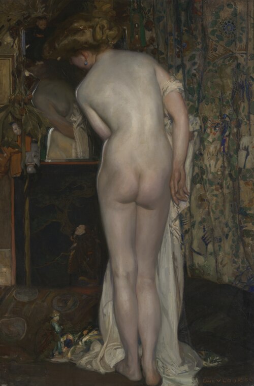The Mirror, 1905, Emile Vloors