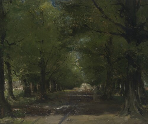 Entrance of the Abbey of Tongerlo, 1900, Emile Vloors