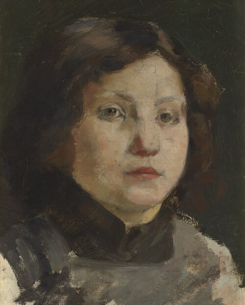 Portrait of a Child, 1900, Emile Vloors