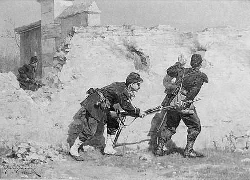 Picket Guards, 1891, Étienne Berne-Bellecour