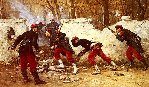 L'Attaque, 1874, Étienne Berne-Bellecour