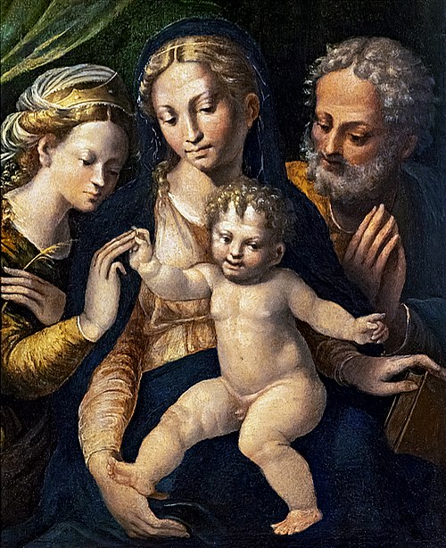 Le mariage mystique de sainte Catherine, , Biagio Pupini