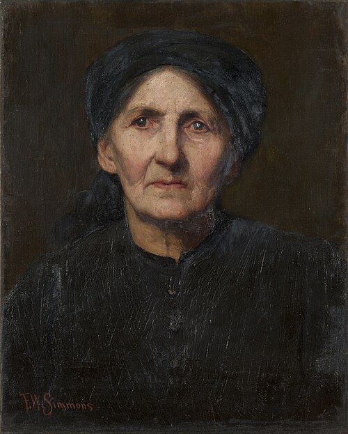 Old Peasant, 1903, Freeman Willis Simmons