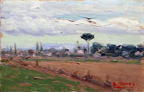 Paysage avec pin parasol, 1910, Étienne Terrus