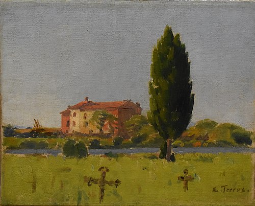 Cimetière d'Elne, 1900, Étienne Terrus