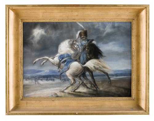 Hästporträtt, 1826, Charles-Frédéric Kiörboe