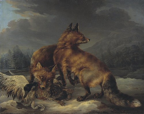 Two Foxes, , Charles-Frédéric Kiörboe