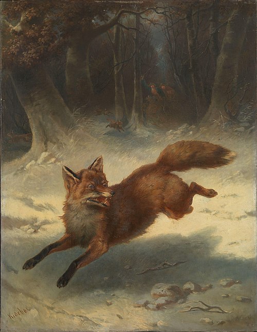 Revejakt, 1863, Charles-Frédéric Kiörboe