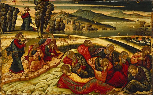 Christ in the Garden of Gethsemane, , Giovanni Permeniate