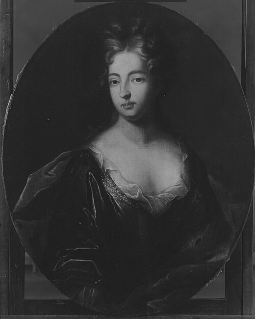 Bildnis der Eleonore Erdmuthe Louise, Gräfin von Brandenburg-Ansbach, 1711, Johann Carl Zierl