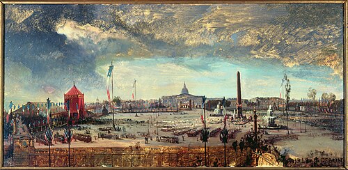 Promulgation de la Constitution, place de la Concorde, le 12 novembre 1848, 1848, Jean Charles Geslin