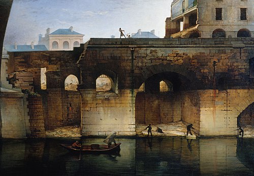 Démolition de l'ancien Hôtel-Dieu ; les cagnards, 1878, Jean Charles Geslin