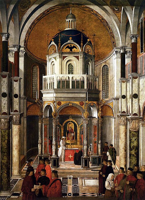 The Healing of Pietro dei Ludovici, 1501, Gentile Bellini