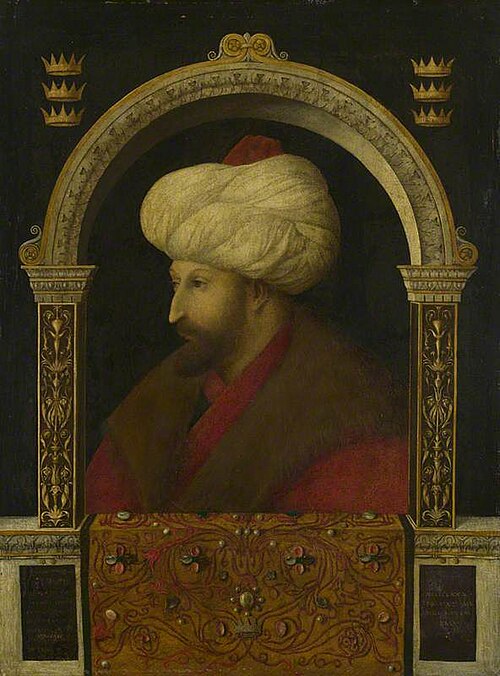 Le Sultan Mehmet II, 1480, Gentile Bellini