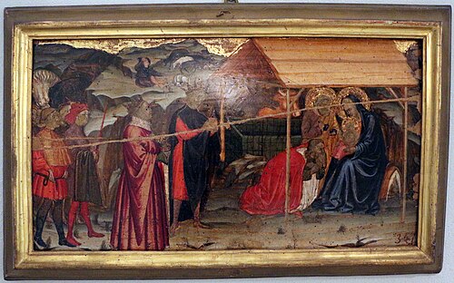 Adoration of the Magi, 1410, Bittino da Faenza