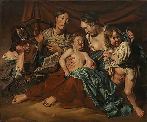 Allegory of Faith, Hope and Love, 1664, Gerrit Arentsz. van Deurs