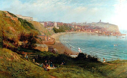 Scarborough from the South, 1857, Thomas Hair