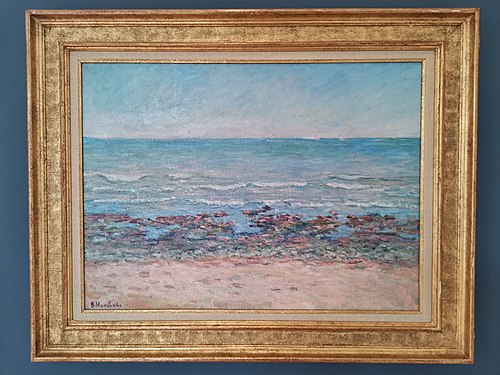 Plage de la côte normande, 1925, Blanche Hoschedé
