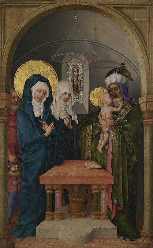 Presentation of Christ in the Temple, 1445, Stefan Lochner
