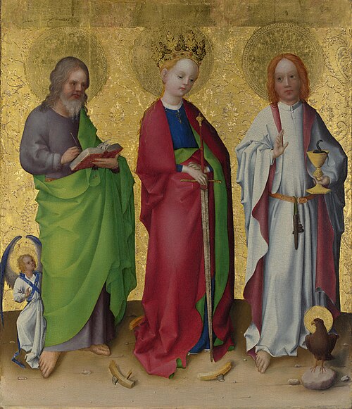 Three Saints, 1450, Stefan Lochner
