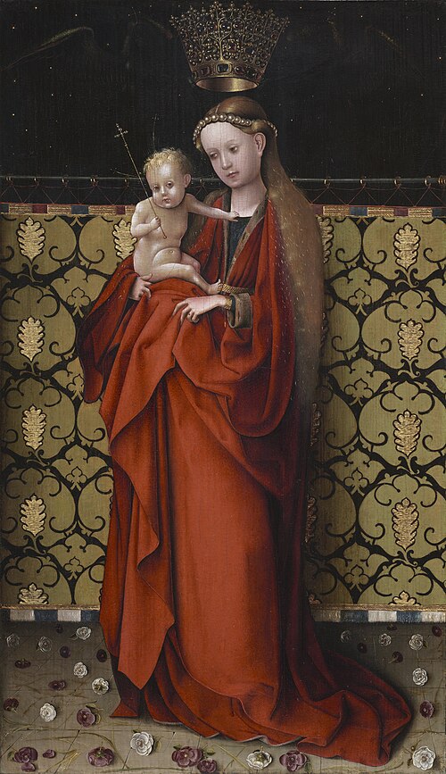 The Virgin Crowned by Angels, 1450, Stefan Lochner