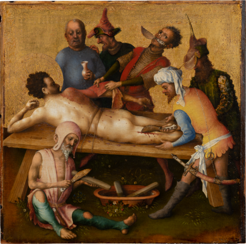 Martyrdom of the Apostles: Martyrdom of Saint Bartholomew, 1500, Stefan Lochner